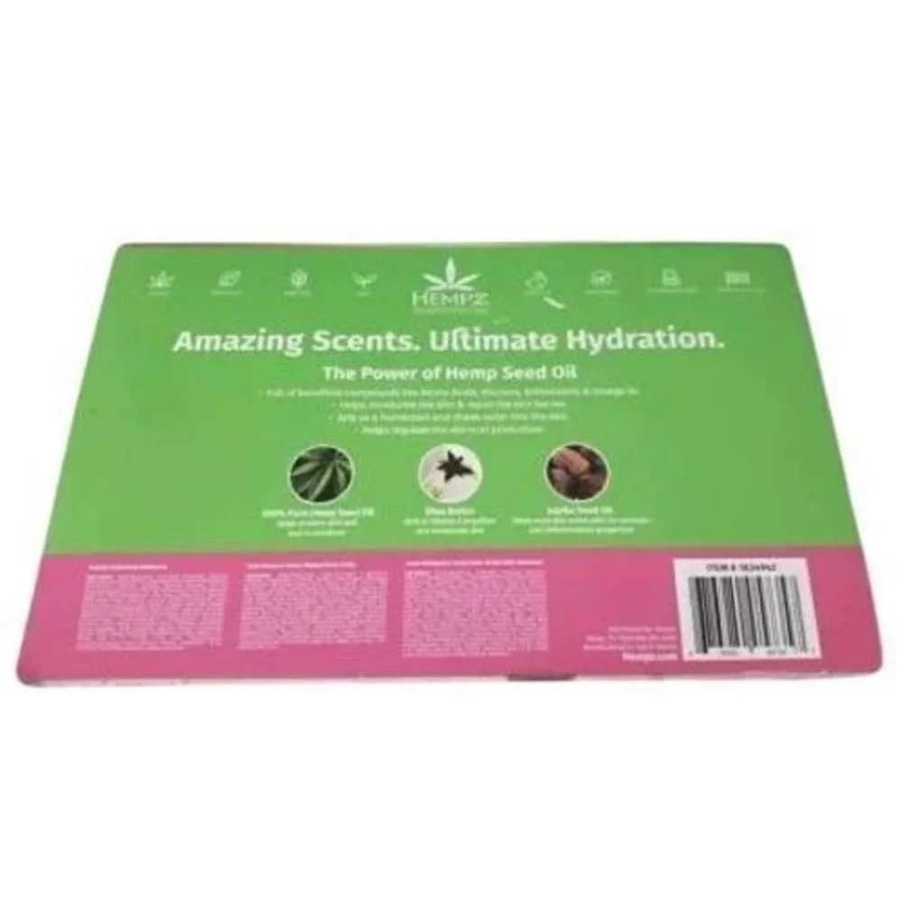 Hempz Lotion Hydration on the Go - Travel Size‎ Herbal Body Moisturizer Set of 6
